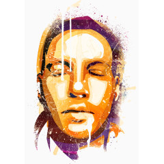 矢量女性肖像画