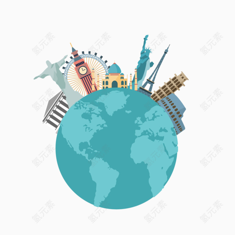 矢量环球名胜