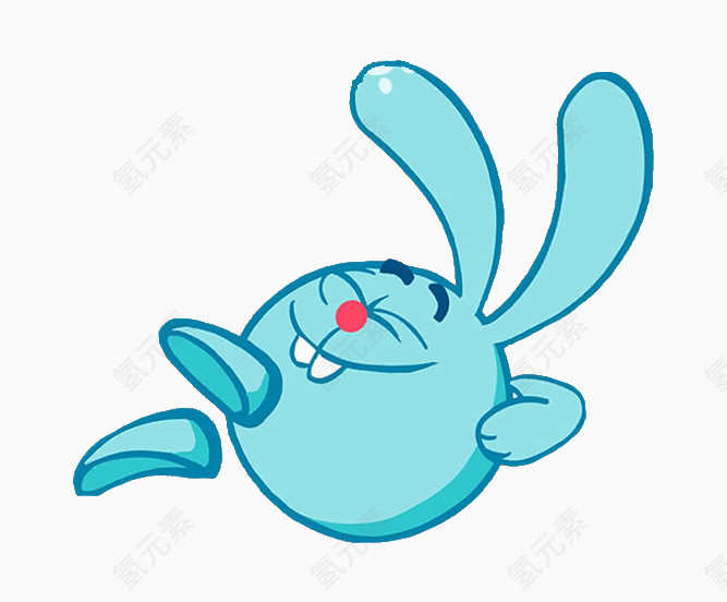 卡通大耳朵兔子