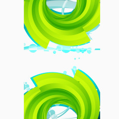 创意动感圆环背景矢量素材