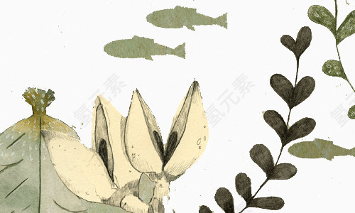 小清新风格创意插画