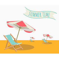 矢量海边假日