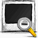 出照片变焦手绘网页图标集