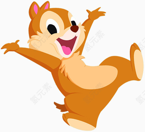 可爱卡通手绘老鼠