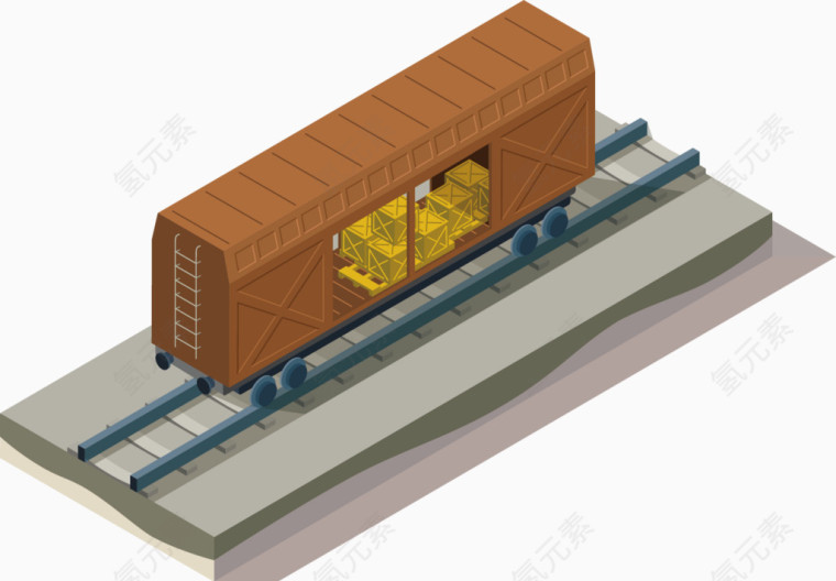 火车轨道火车