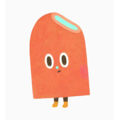 被咬了一口的雪糕宝宝