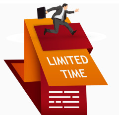 矢量ppt素材思考商务会议奔跑