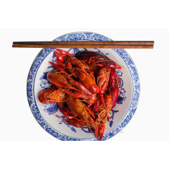 一盘龙虾