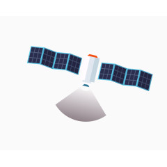 矢量人造卫星素材