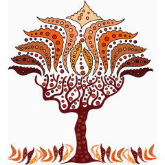 大树矢量素材元素