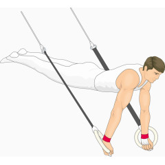 卡通手绘体育运动员