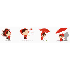 免抠矢量小红帽