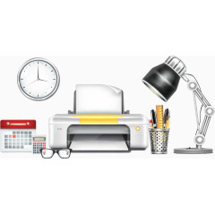 矢量创意办公用品