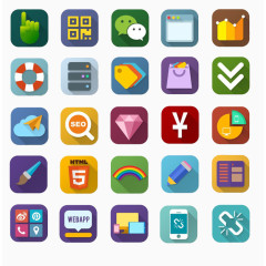 对媒体信息图标