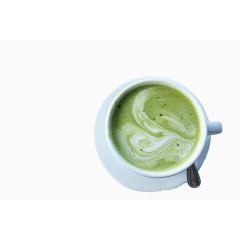 奶茶店的抹茶咖啡