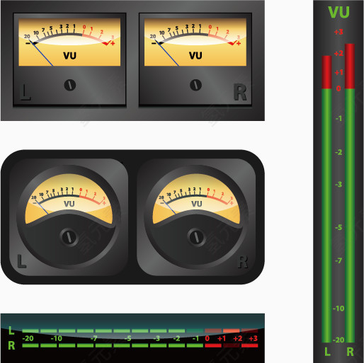 矢量VU电流表指针式电流表