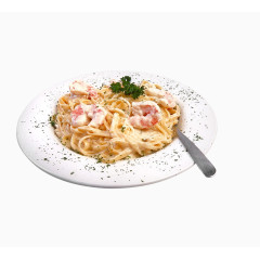 奶油意大利面条