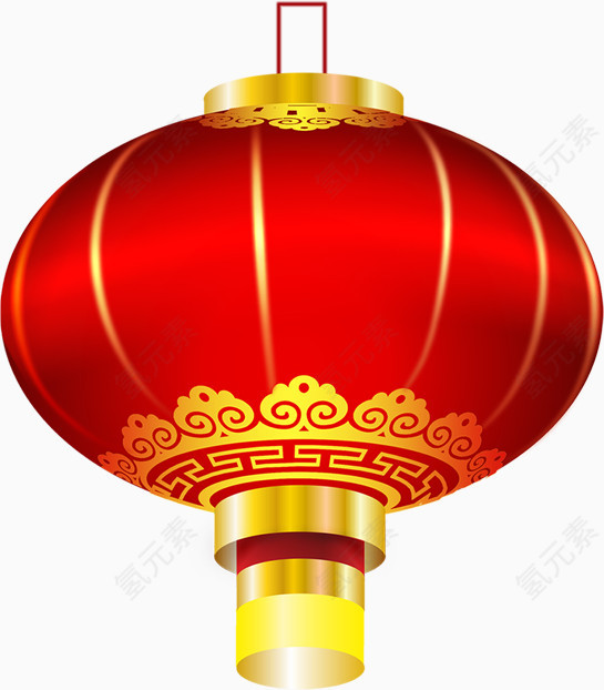 灯笼，红色，淘宝素材