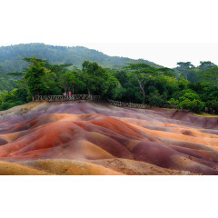 毛里求斯七彩土景点