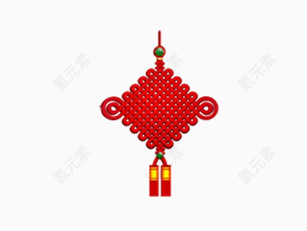 中国结喜庆新年元素装饰图案