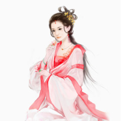 矢量古风人物
