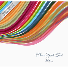 丝带边框矢量素材