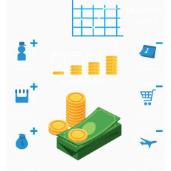 矢量手绘财务PPT