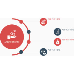 圆形组合顺序图.