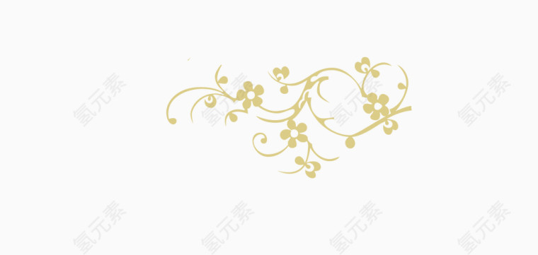 金丝线花纹   花纹素材   花草