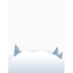 雪天冬天暴风雪元素