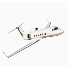 白色简约航空飞机装饰图案