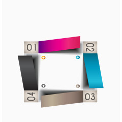 矢量分类信息对称色块分类