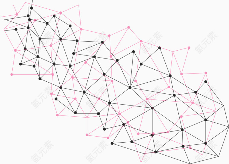 简约科学研究基因矢量图