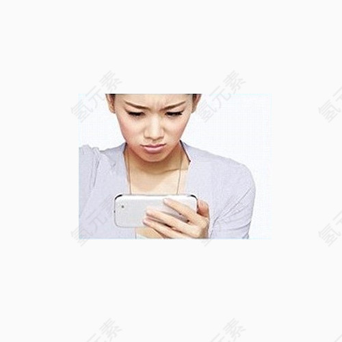 女人长期对着手机眼药水插图