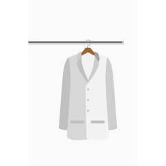 矢量灰色男士上衣