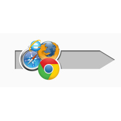 互联网网页链接矢量图