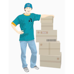 送货搬运快递员