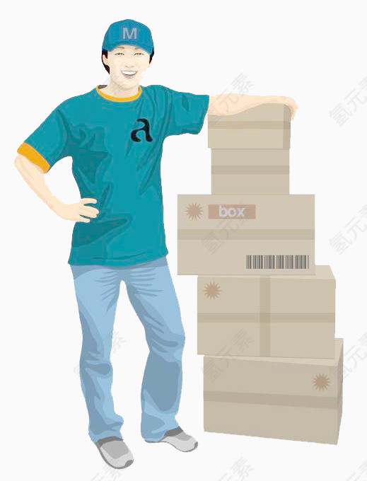 送货搬运快递员