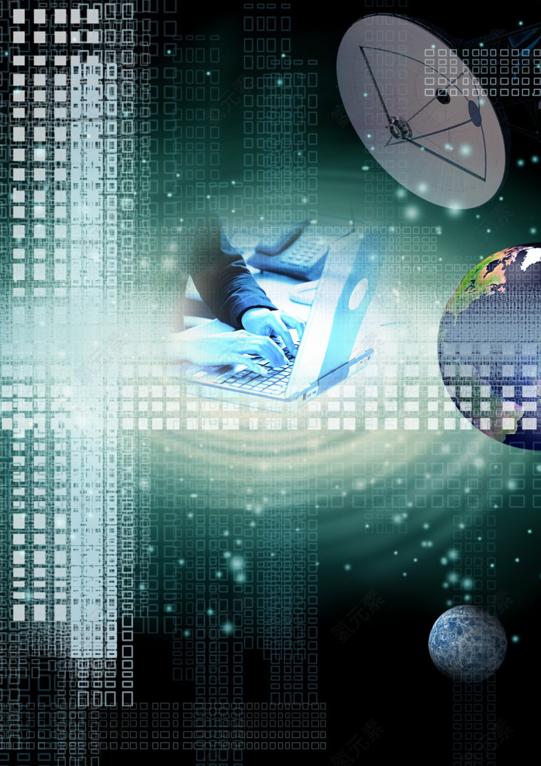 卫星科技未来数字数码