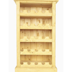 有质感的木质红酒架