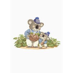 收获的小熊和大熊