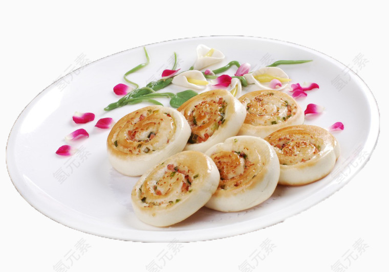 一碟葱油饼