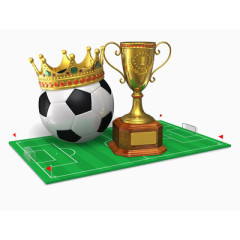 金色的足球奖杯