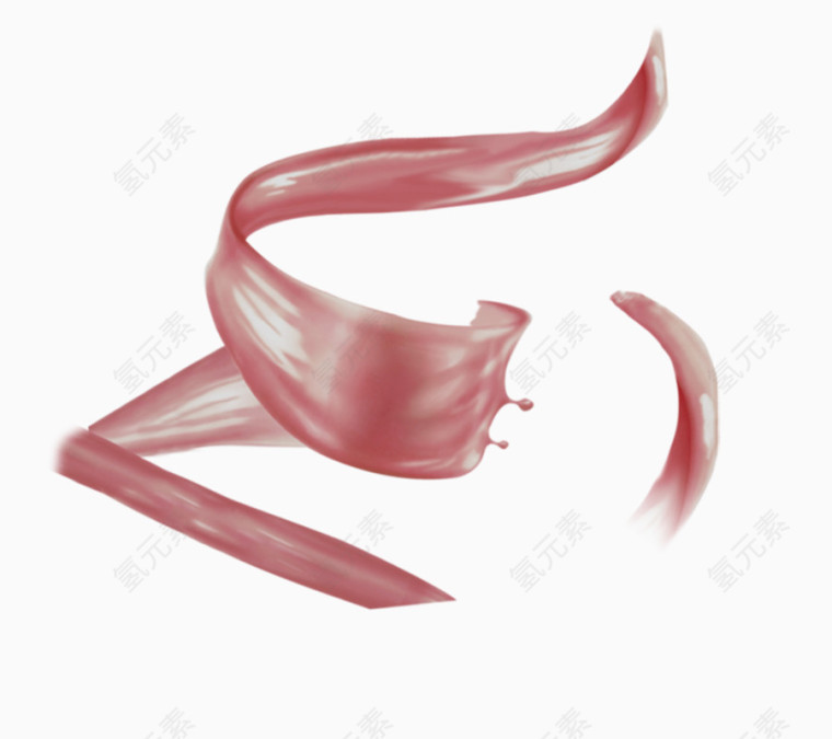 飘动的油漆元素