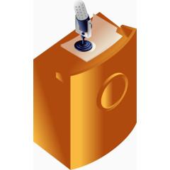 矢量手绘电脑主机