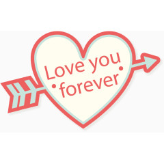 情人节剪贴簿元素矢量素材