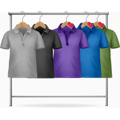 矢量手绘挂衣架