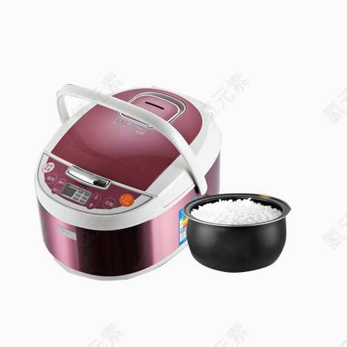 紫色电饭煲