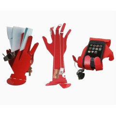 红色机械手
