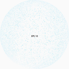 蓝色科技地球微粒